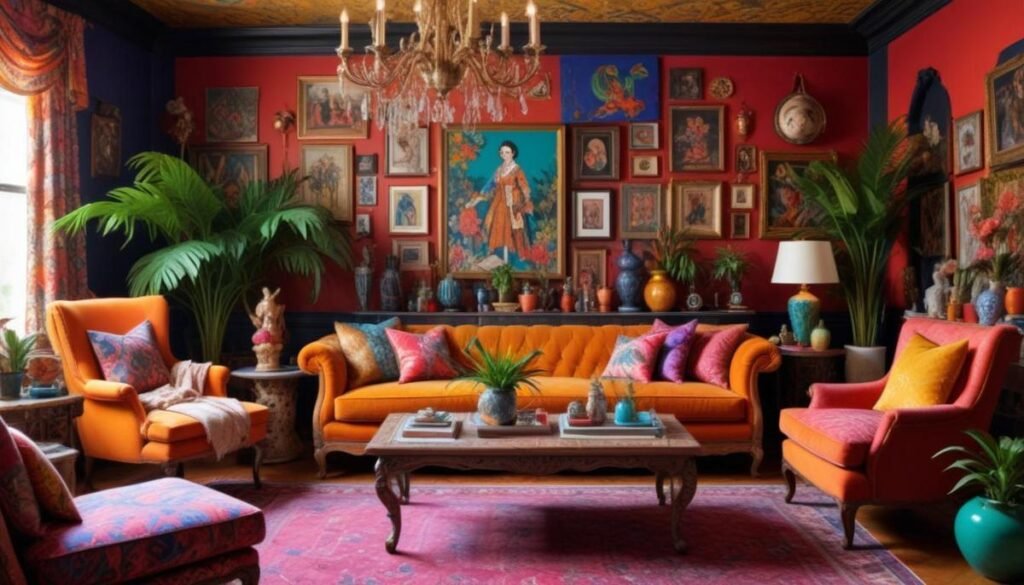 Maximalismo Expressivo: Transforme Seu Lar em uma Explosão Criativa
