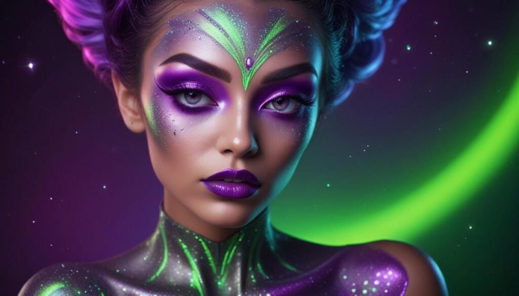 Glam Alien: maquiagem futurista que transforma seu visual agora