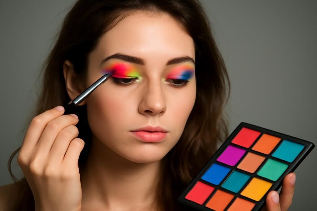 Sombras Vibrantes: Dicas para Maquiagem Ousada e Impactante